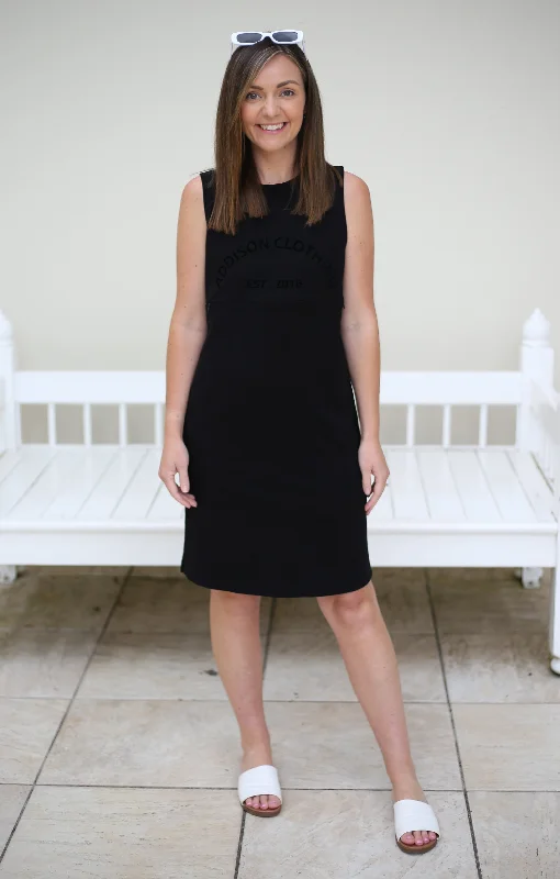 Addison Heritage Dress - Black