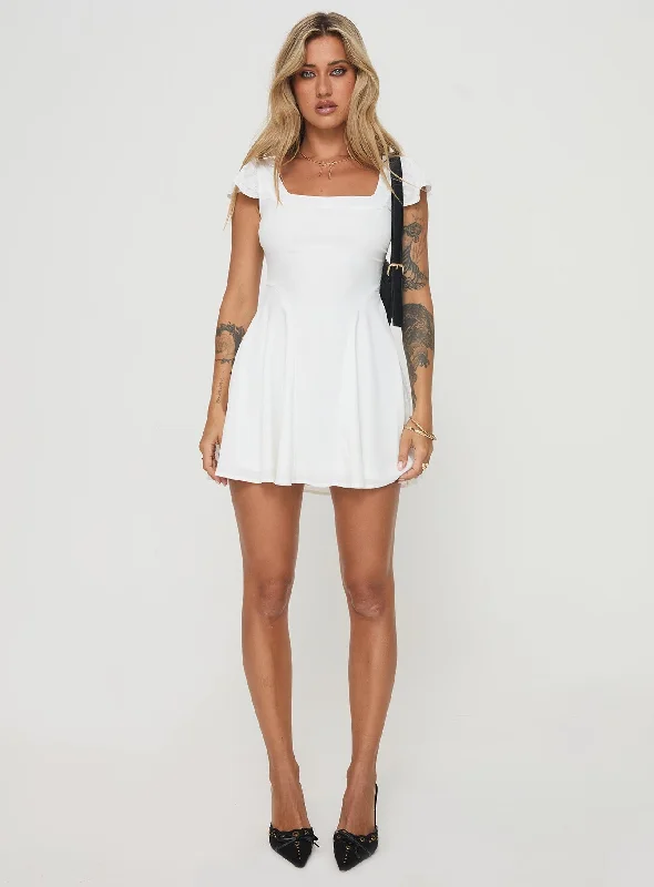 Aquaria Mini Dress White