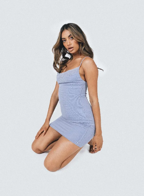 Brandi Mini Dress Blue