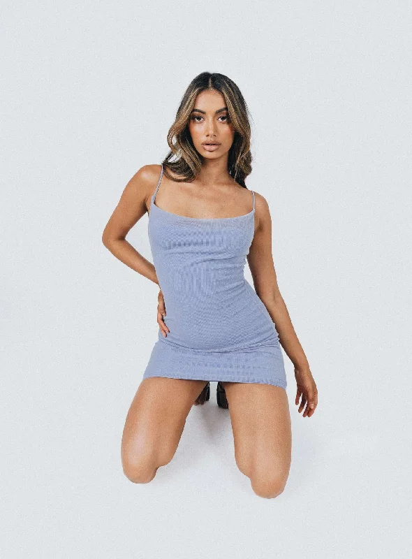 Brandi Mini Dress Blue