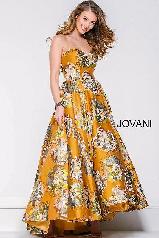 Jovani 37920 Strapless Long Prom Dress