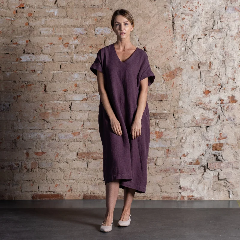 Loose Dress Joelle Shadow Purple