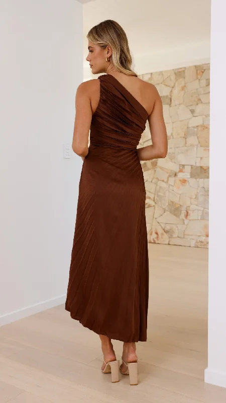 Marissa Maxi Dress - Chocolate