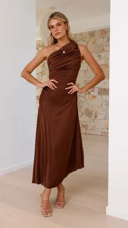 Marissa Maxi Dress - Chocolate