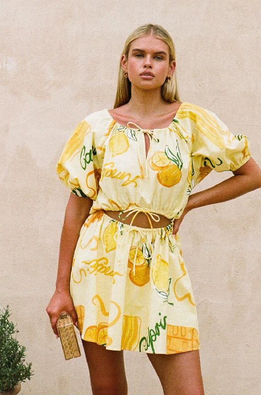 Milo Dress - Amalfi Citrus