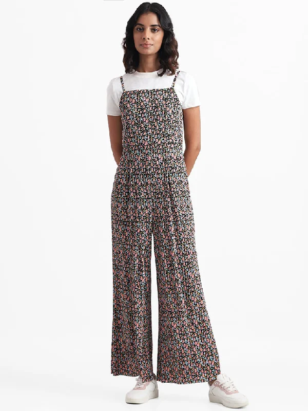 Nuon Multicolor Floral Printed Jumpsuit