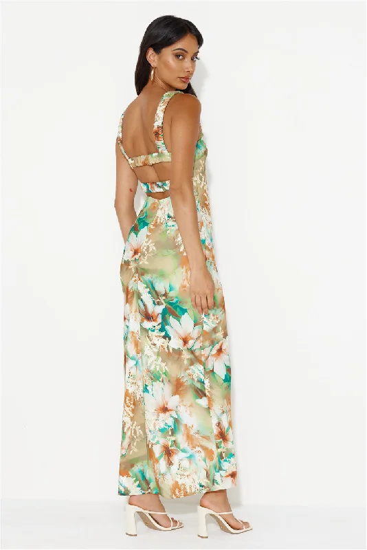 One Step Further Maxi Dress Yellow