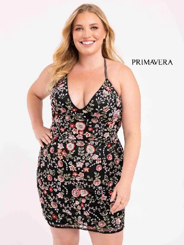 Primavera Couture Short Plus Size Dress 3881