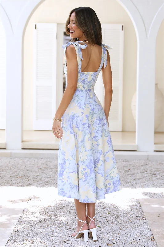 Tropical Mood Midi Dress Print