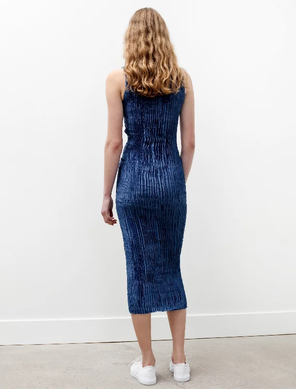 Tank Dress Long Dark Indigo