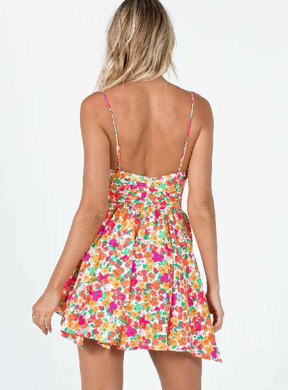 Barrett Mini Dress Multi Floral Petite