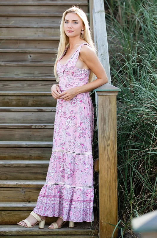 Kenzie Dress / Pink Paisley