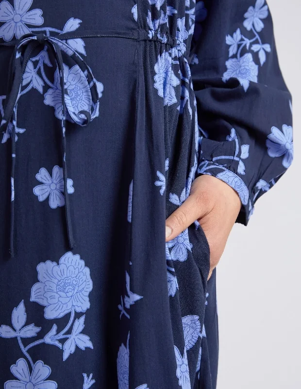 Elm Kasey Floral Dress Navy