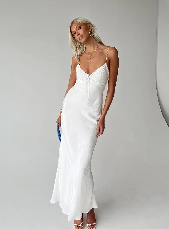 Emily Maxi Dress White Tall