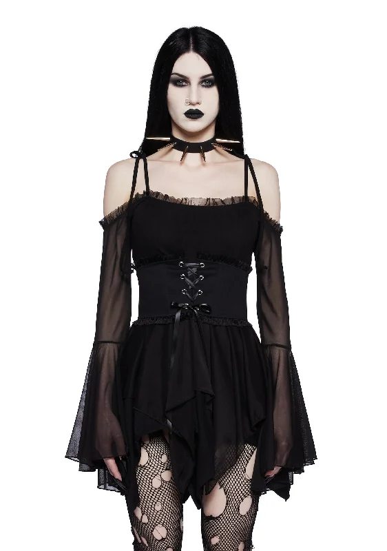 So Bewitching Corset Handkerchief Dress