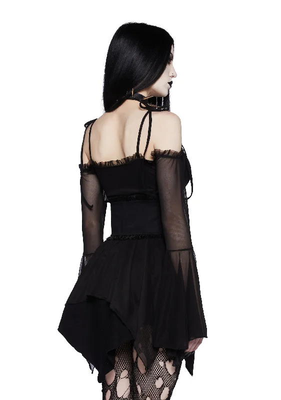 So Bewitching Corset Handkerchief Dress