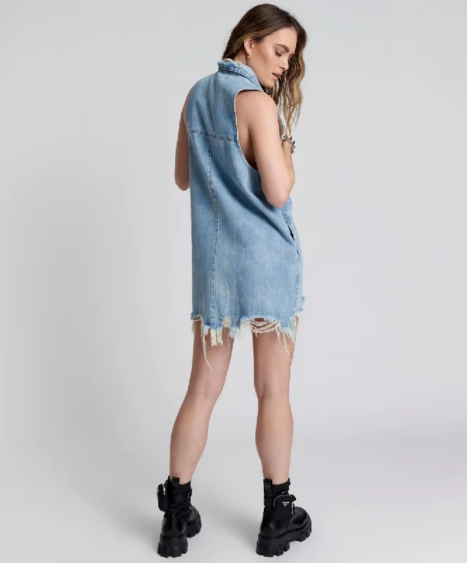 HENDRIXE BRAXTON DENIM DRESS