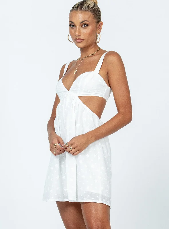 Khalia Mini Dress White