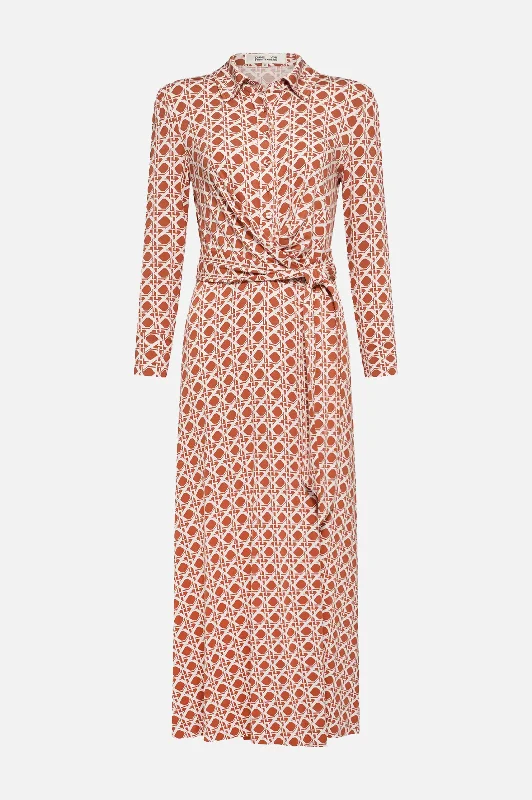 Sana Two Wrap Dress in Vintage Cane