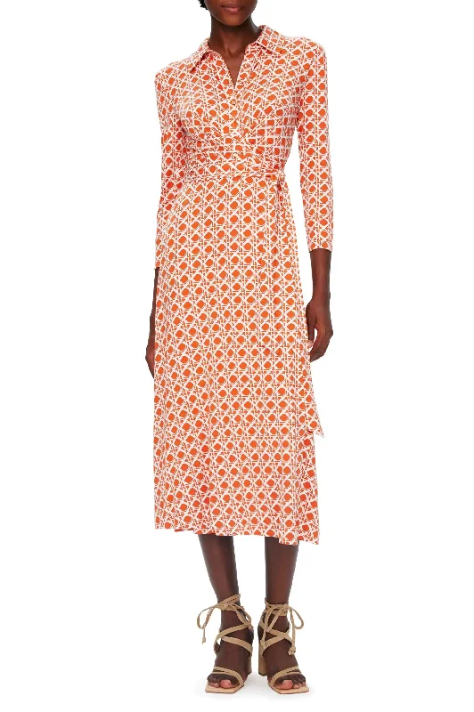 Sana Two Wrap Dress in Vintage Cane