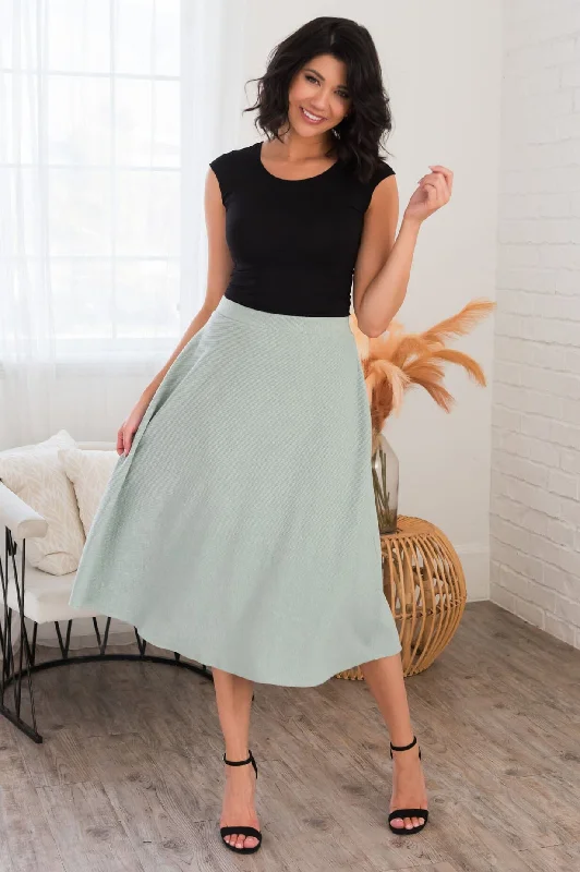 Charming As Ever Modest Circle Skirt