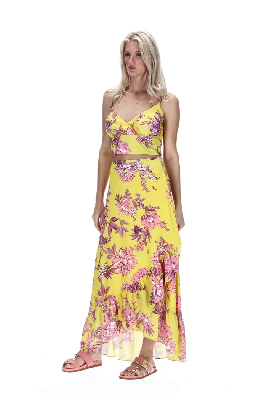 Jessie Floral Wrap Skirt