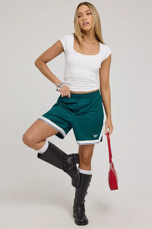 Reebok Team Short Collegiate Green