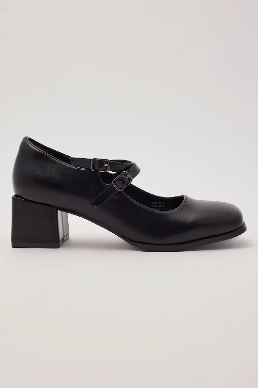 Therapy Charmed PU Shoe Black